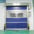 Puerta de obturador rodante de PVC industrial rápido